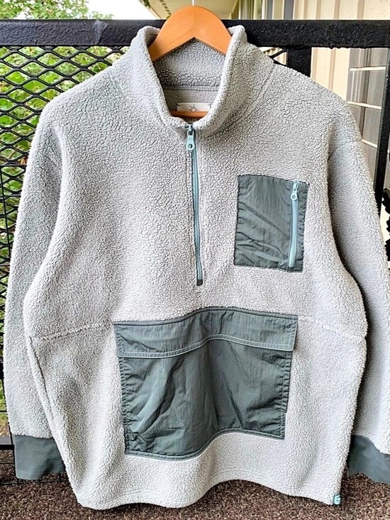 aerie Jackets & Blazers - Aerie Offline by Aerie fleece pullover Quarter Zip Fleece Gray Size Medium